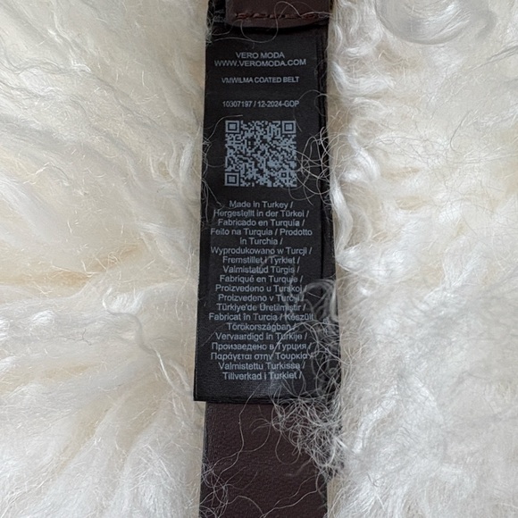 Vero Moda Dark Brown Belt 34” - Picture 4 of 9